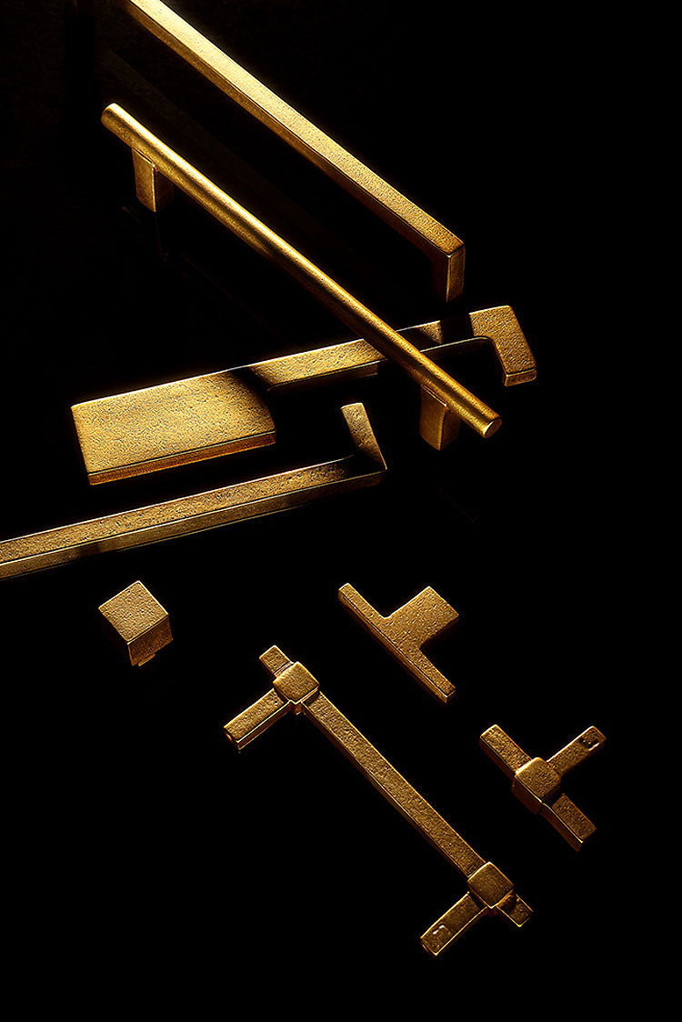 Jolie - Sand Cast Brass Cabinet Hardware and Door Handles from Belgium