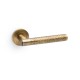 Hammered Lever Handle on Round Rose
