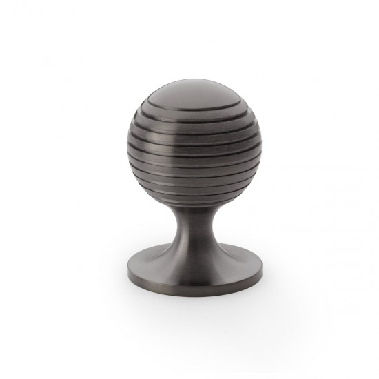 Reeded Ball Cabinet Knob