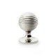 Reeded Ball Cabinet Knob