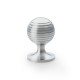 Reeded Ball Cabinet Knob