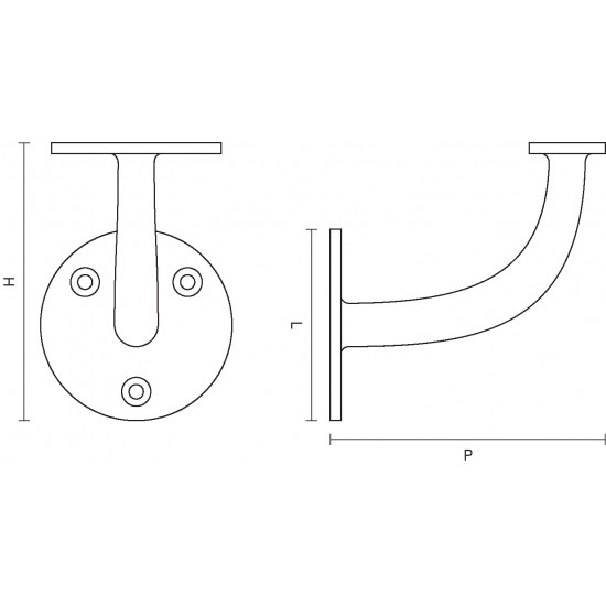 Croft 1766 Handrail Bracket