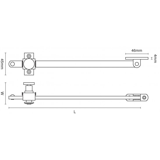 Croft 1884 Sliding Window Stay