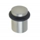 Satin Nickel Floor Mounted Round Doorstop