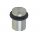 Satin Nickel Floor Mounted Round Doorstop