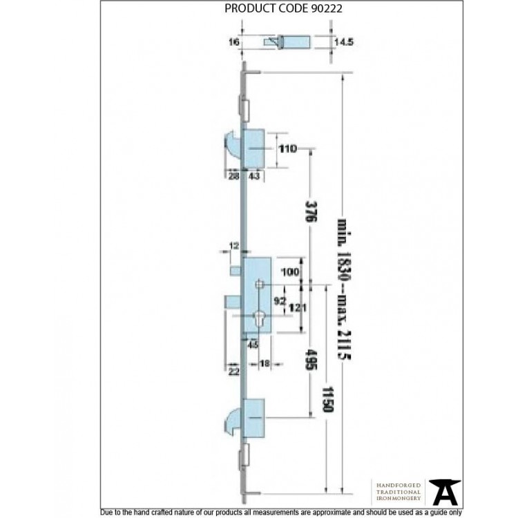 Door Hardware Locks From The Anvil Ss French Door