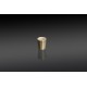 25mm SK3070 Cone Cabinet Knob Satin Brass