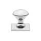 Mushroom Cabinet Knob on Square Backplate