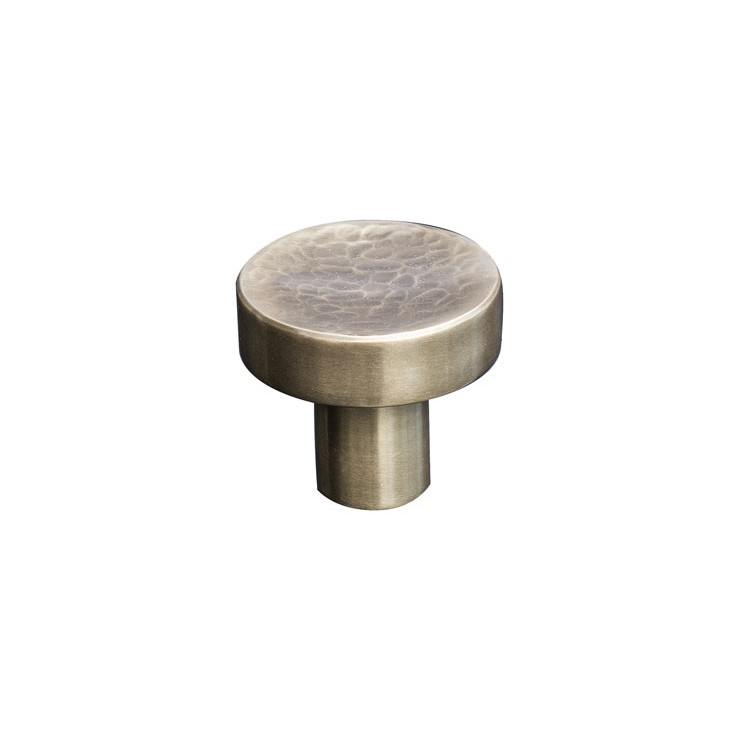 Concave Hammered Round Shaped Cabinet Knob Kitchen Handles