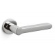 Olivari Logo Door Handle on a Round Rose 