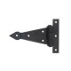 Stonebridge Arrow Head Hinge in Natural Black