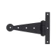 Stonebridge Penny End Hinge in Natural Black