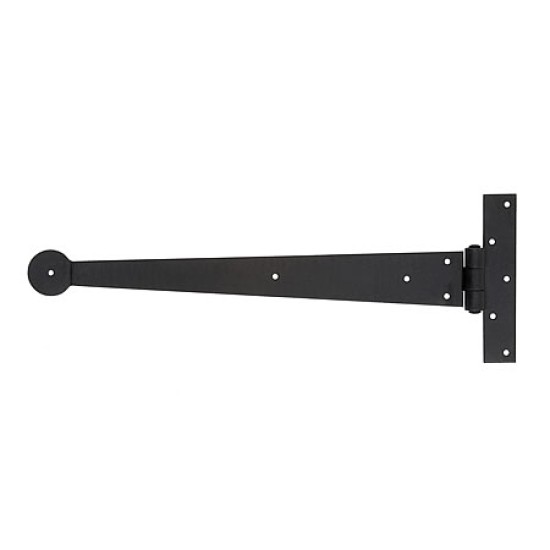 Stonebridge Penny End Hinge in Natural Black