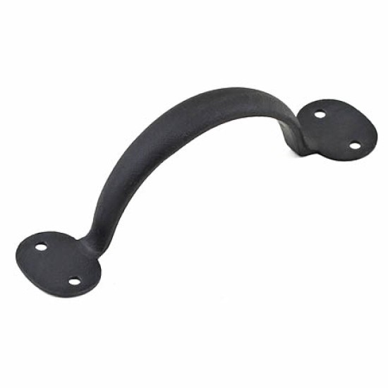 Stonebridge Forge Penny End Pull Handle in Natural Black