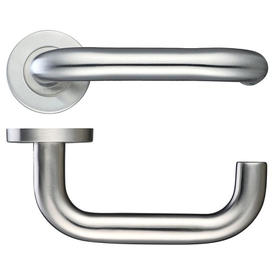 ZOO Hardware RTD 19mm Door Lever on a Rose - ZCS2030SS 