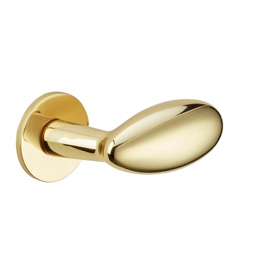 Ovum Lever Handle on Round Rose 