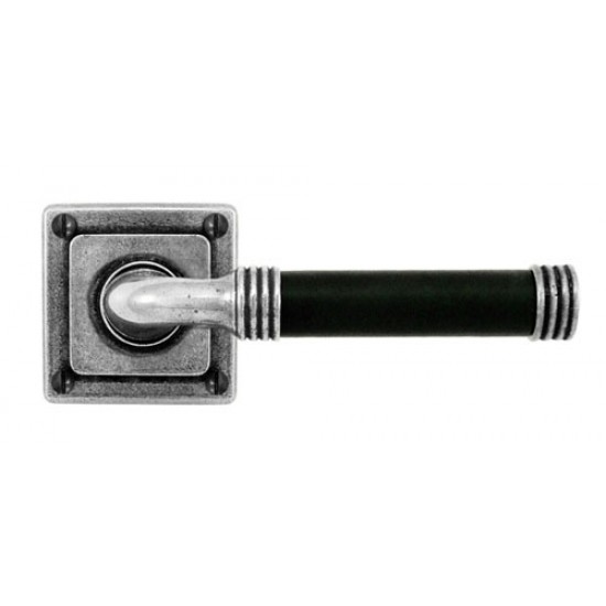 Finesse Design Jarrow Range Door Handle on a Square Rose in Pewter