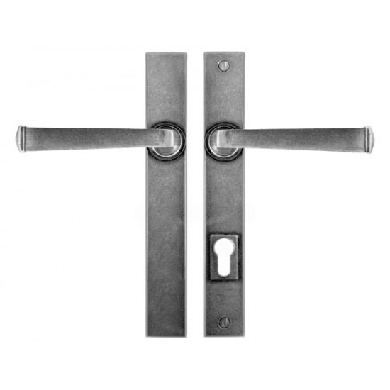 Finesse Design Allendale Multipoint Patio Door Handle in Pewter