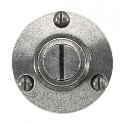 Finesse Design Round Thumb Turn & Release in Pewter