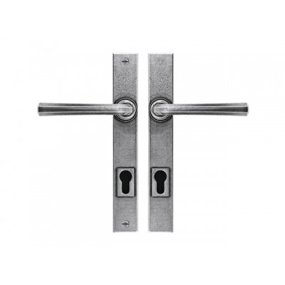 Finesse Design Turnstall Multipoint Entry Door Handle in Pewter