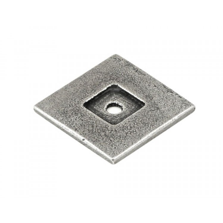 Finesse Design Pbp013 Cabinet Knob Backplate Square Pewter