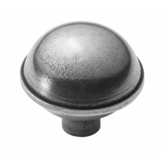 Finesse Design Dome Cabinet Knob in Pewter